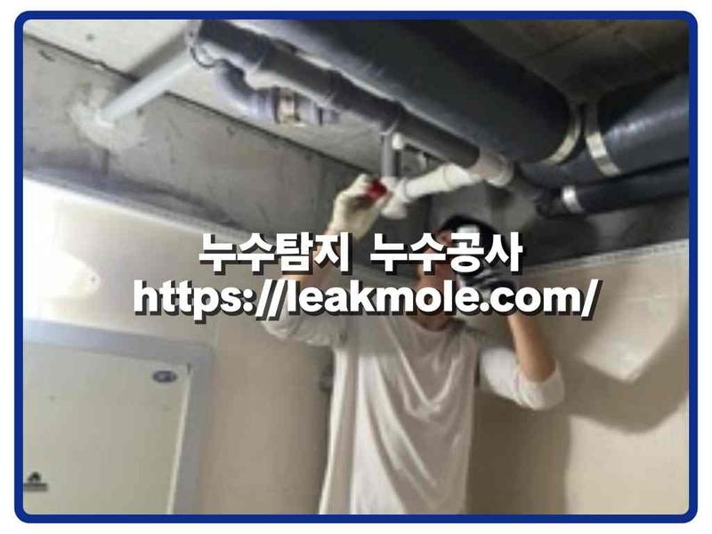 누수탐지 현장 작업 사진 5